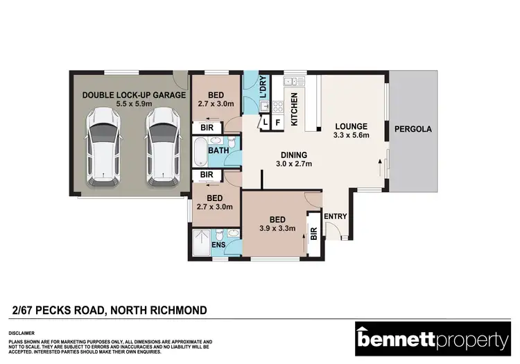 Floorplan of Homely house listing, 2/67 Pecks Road, North Richmond NSW 2754