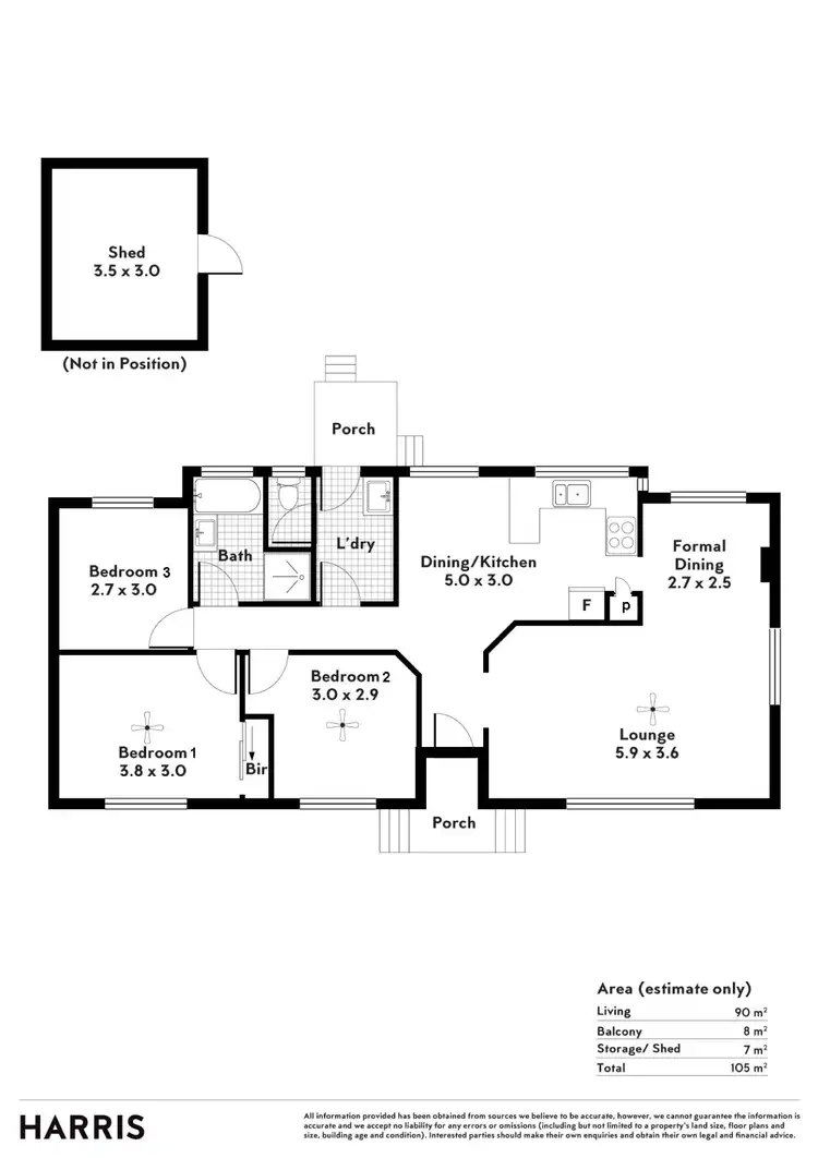 Floorplan of Homely house listing, 14 Glassenbury Street, Goolwa Beach SA 5214