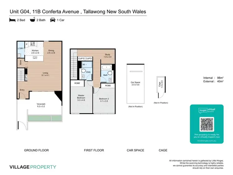 Floorplan of Homely townhouse listing, G04/11B Conferta Avenue, Tallawong NSW 2762