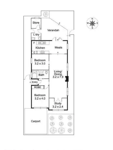 Floorplan of Homely house listing, 20 Fyffe Street, Thornbury VIC 3071