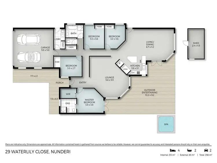 Floorplan of Homely house listing, 29 Waterlily Close, Nunderi NSW 2484