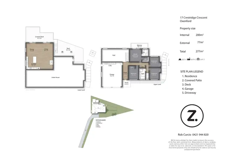 Floorplan of Homely house listing, 17 Crestridge Crescent, Oxenford QLD 4210