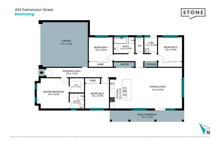 Floorplan of Homely house listing, 403 Palmerston Street, Buninyong VIC 3357