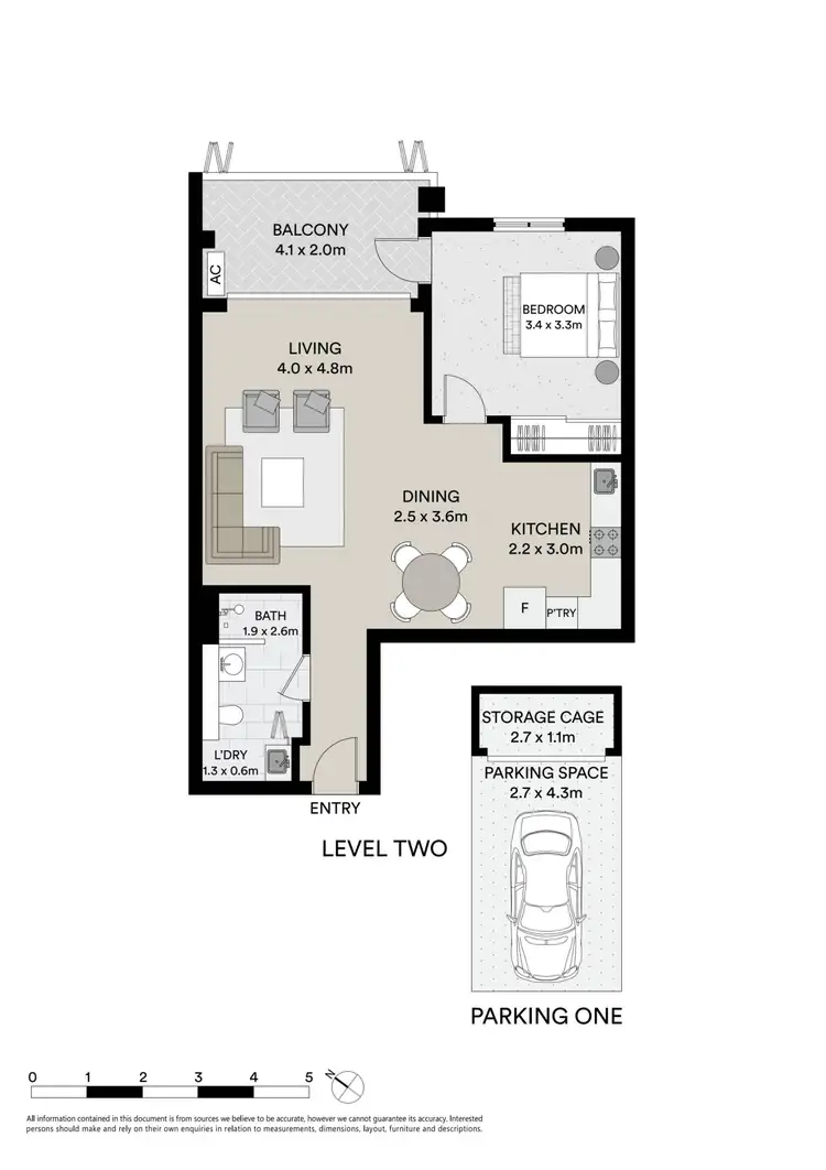 Floorplan of Homely apartment listing, 5208/6-8 Alexandra Drive, Camperdown NSW 2050