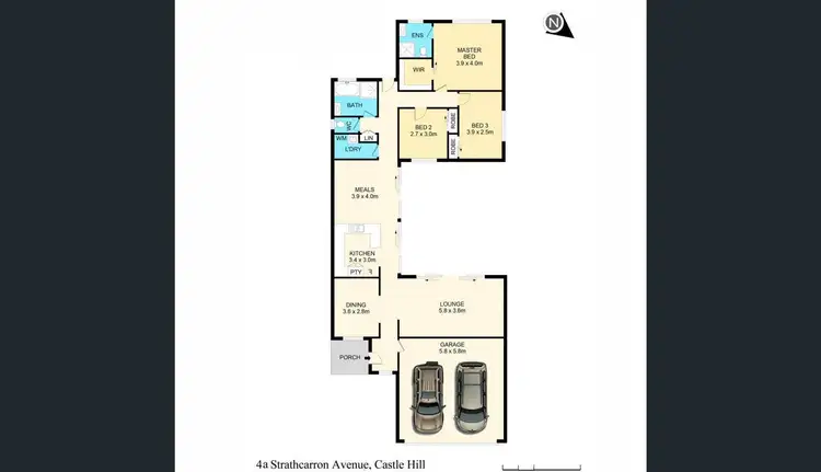 Floorplan of Homely house listing, 4a Strathcarron Avenue, Castle Hill NSW 2154