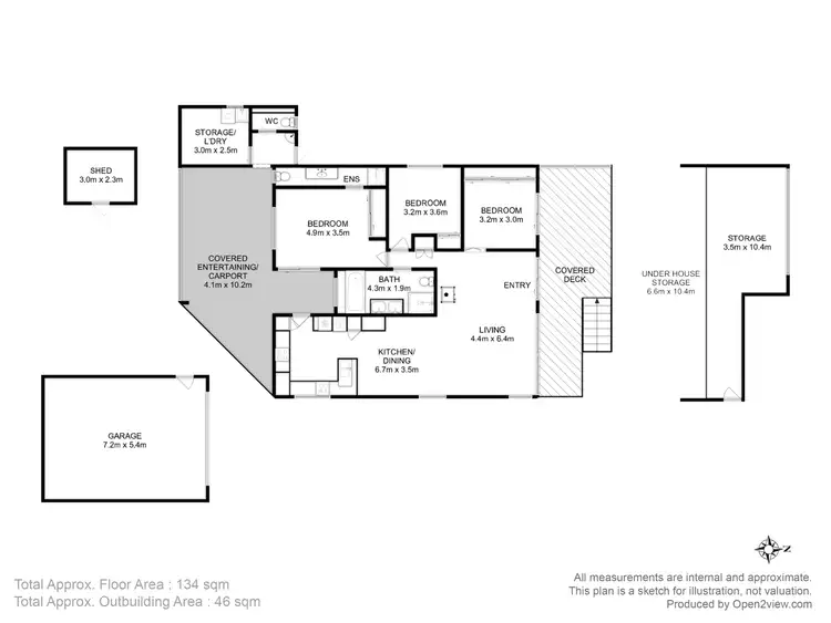 Floorplan of Homely house listing, 73 Sommers Bay Road, Murdunna TAS 7178