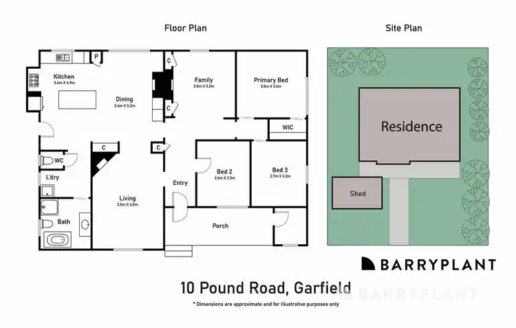 Floorplan of Homely house listing, 10 Pound Road, Garfield VIC 3814