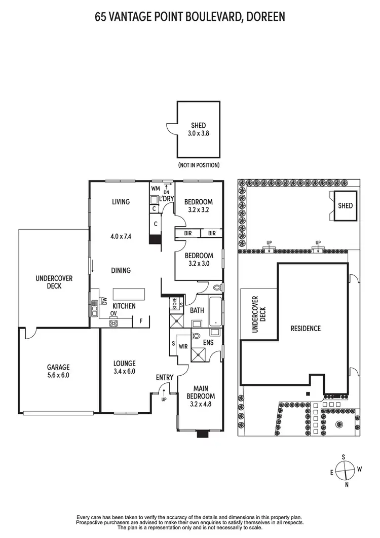 Floorplan of Homely house listing, 65 Vantage Point Boulevard, Doreen VIC 3754
