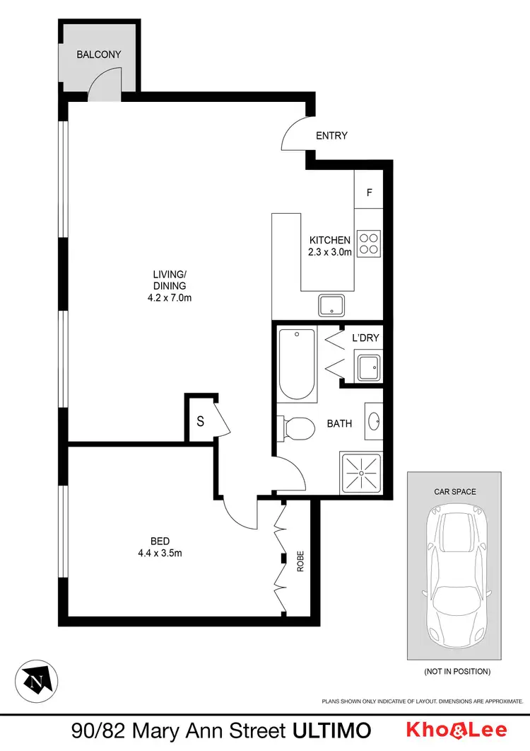 Floorplan of Homely apartment listing, 90/82 Mary Ann Street, Ultimo NSW 2007