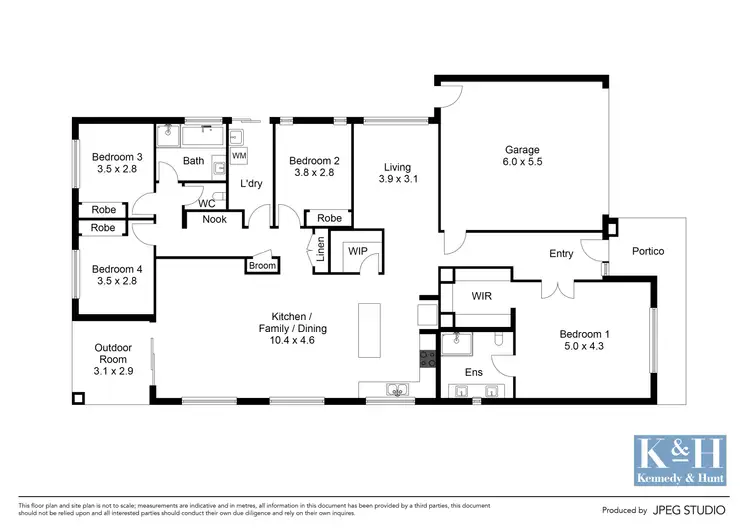 Floorplan of Homely house listing, 42 Hanrahan Street, Gisborne VIC 3437