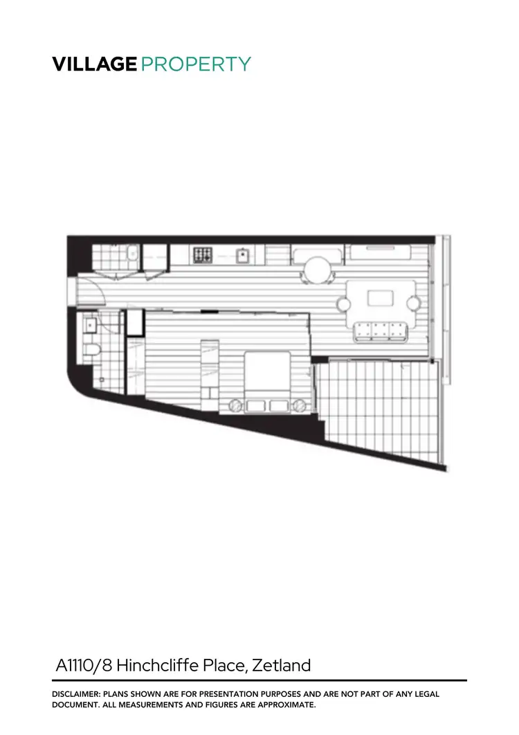 Floorplan of Homely apartment listing, 1110/8 Hinchcliffe Place, Zetland NSW 2017