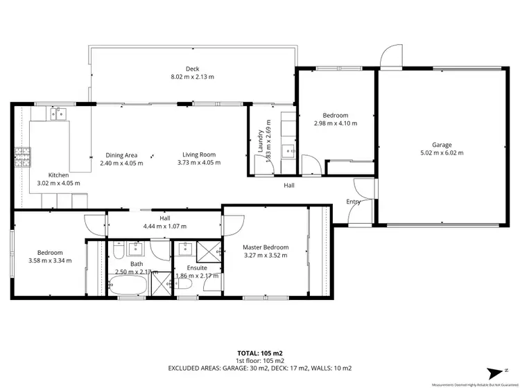 Floorplan of Homely house listing, 3 Riverflat Close, Healesville VIC 3777
