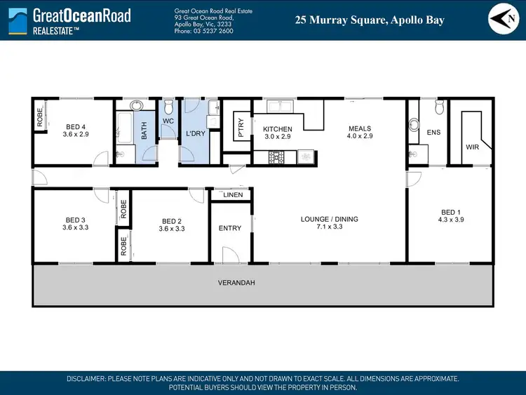 Floorplan of Homely house listing, 25 Murray Square, Apollo Bay VIC 3233
