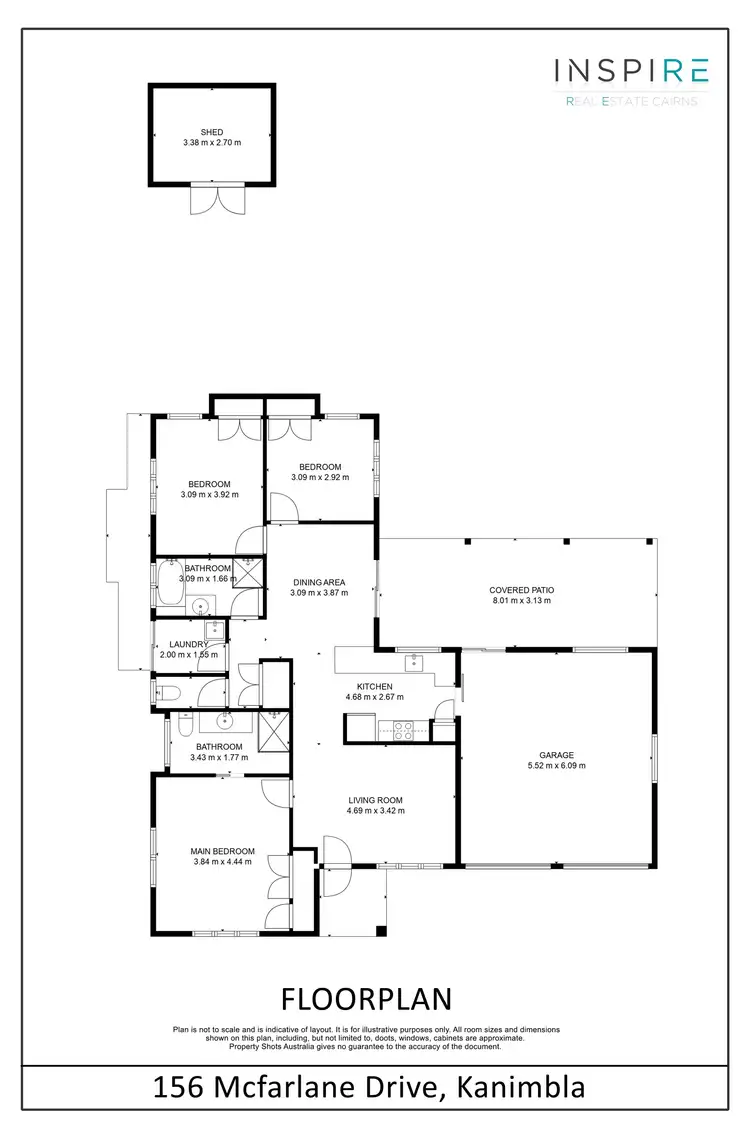 Floorplan of Homely house listing, 156 McFarlane Drive, Kanimbla QLD 4870
