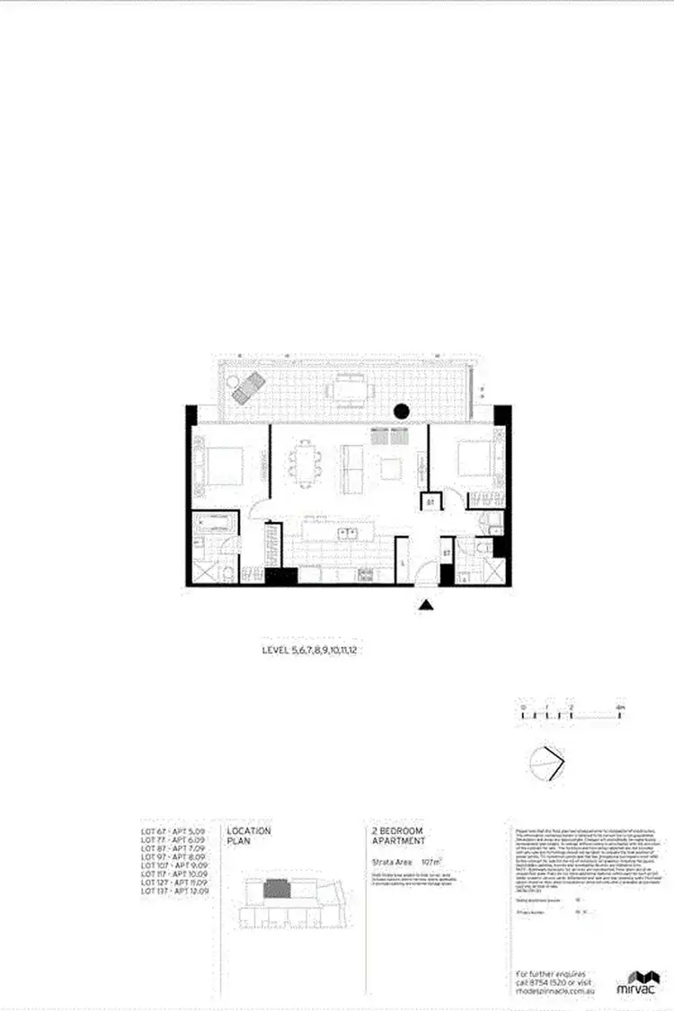 Floorplan of Homely apartment listing, 909/7 Rider Boulevard, Rhodes NSW 2138