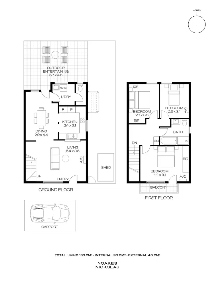Floorplan of Homely townhouse listing, 4/32 Audrey Street, Ascot Park SA 5043