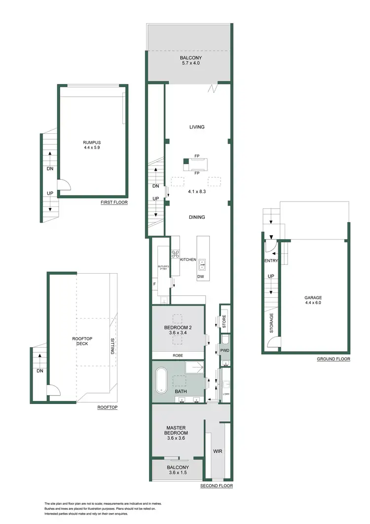 Floorplan of Homely townhouse listing, 10 Protea Lane, Dromana VIC 3936
