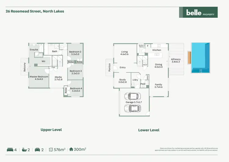 Floorplan of Homely house listing, 26 Rosemead Street, North Lakes QLD 4509