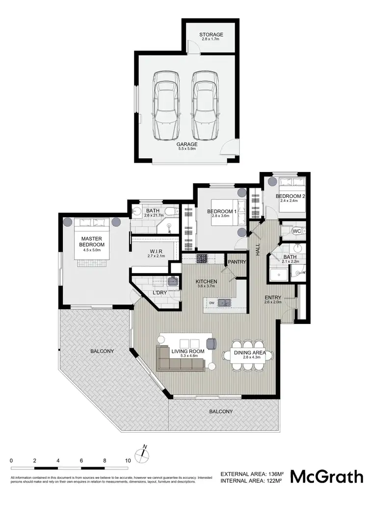 Floorplan of Homely apartment listing, 7/4 Small Street, Nambucca Heads NSW 2448