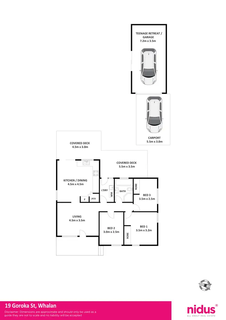 Floorplan of Homely house listing, 19 Goroka Street, Whalan NSW 2770