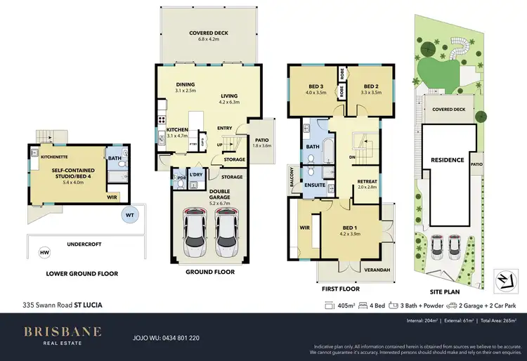 Floorplan of Homely house listing, 335 Swann Road, St Lucia QLD 4067