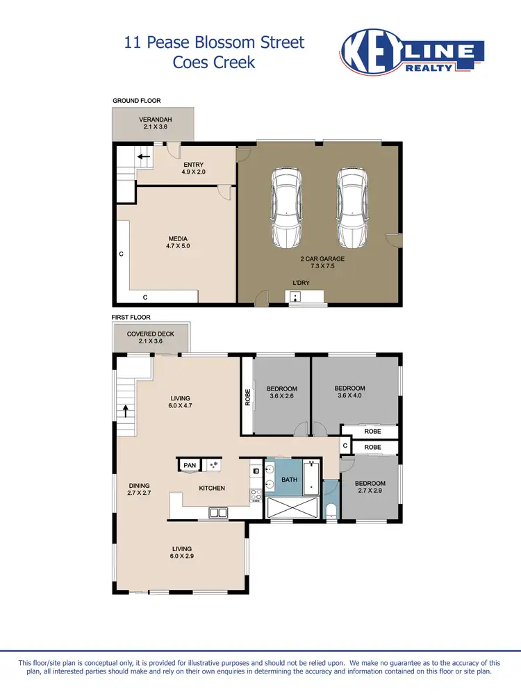 Floorplan of Homely house listing, 11 Pease Blossom Street, Coes Creek QLD 4560