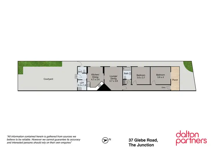Floorplan of Homely house listing, 37 Glebe Road, The Junction NSW 2291