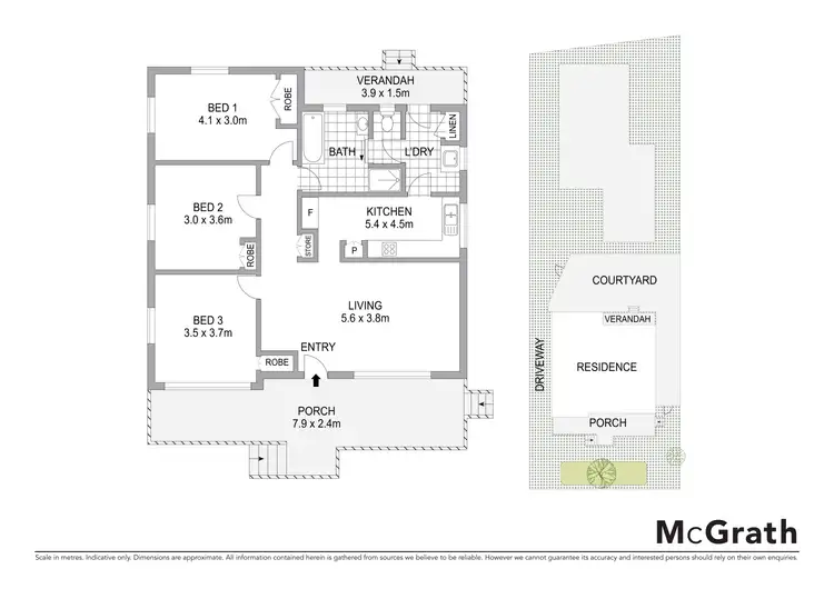 Floorplan of Homely house listing, 1/9 Adina Place, Cooma NSW 2630