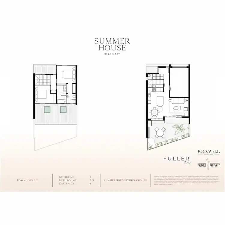 Floorplan of Homely townhouse listing, 2/14 Seaview Street, Byron Bay NSW 2481