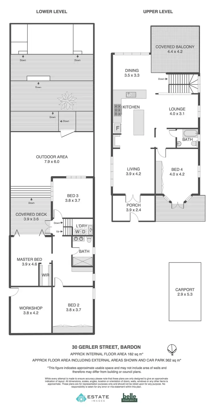 Floorplan of Homely house listing, 30 Gerler Street, Bardon QLD 4065