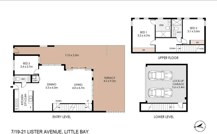 Floorplan of Homely apartment listing, 7/19-21 Lister Avenue, Little Bay NSW 2036