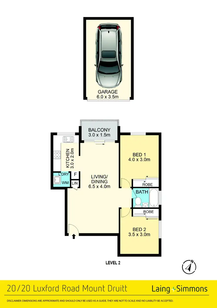 Floorplan of Homely unit listing, 20/20 Luxford Road, Mount Druitt NSW 2770