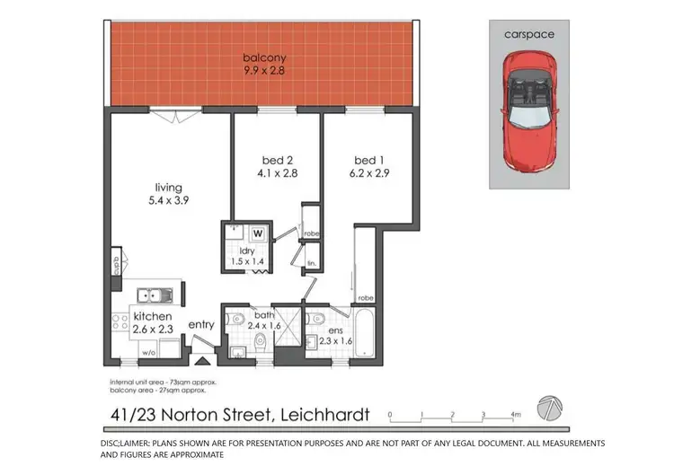 Floorplan of Homely apartment listing, 41/23 Norton Street, Leichhardt NSW 2040