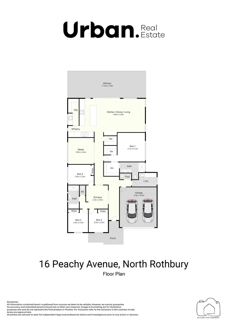 Floorplan of Homely house listing, 16 Peachy Avenue, North Rothbury NSW 2335