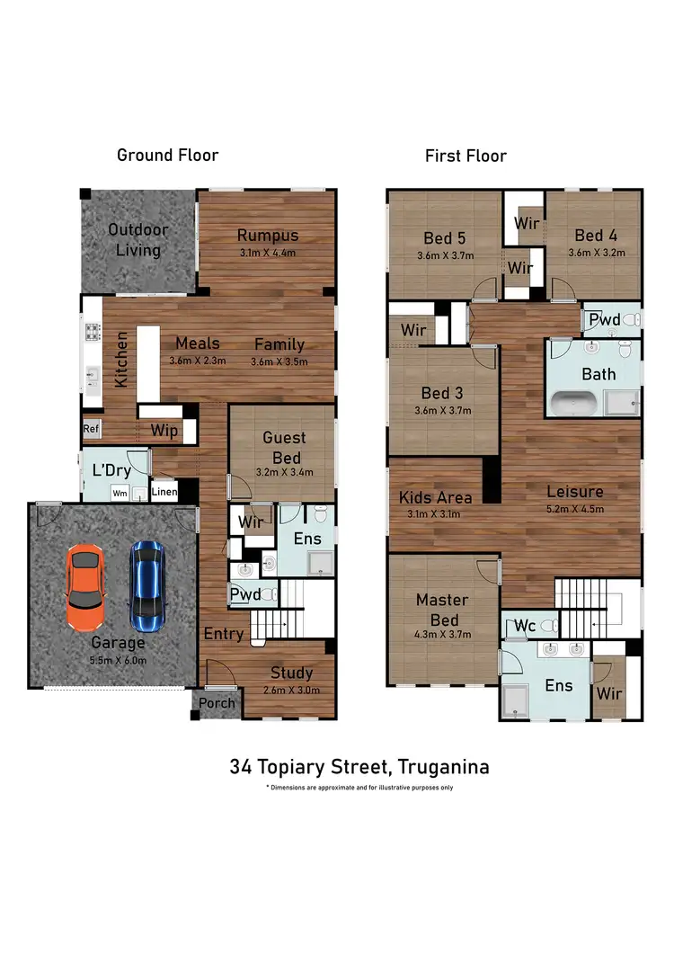 Floorplan of Homely house listing, 34 Topiary Street, Truganina VIC 3029