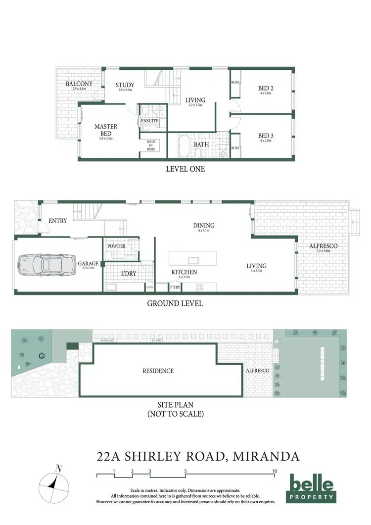 Floorplan of Homely house listing, 22A Shirley Road, Miranda NSW 2228