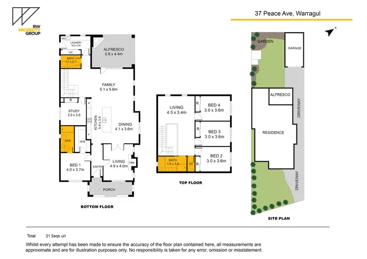 Floorplan of Homely house listing, 37 Peace Avenue, Warragul VIC 3820