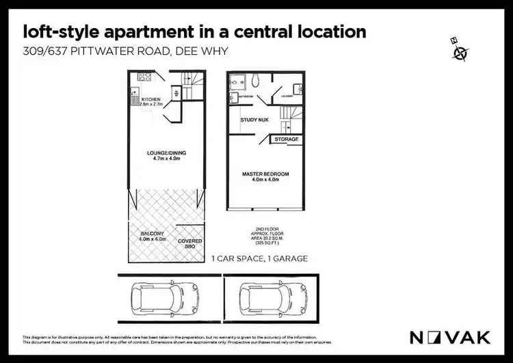 Floorplan of Homely apartment listing, 309/637 Pittwater Road, Dee Why NSW 2099