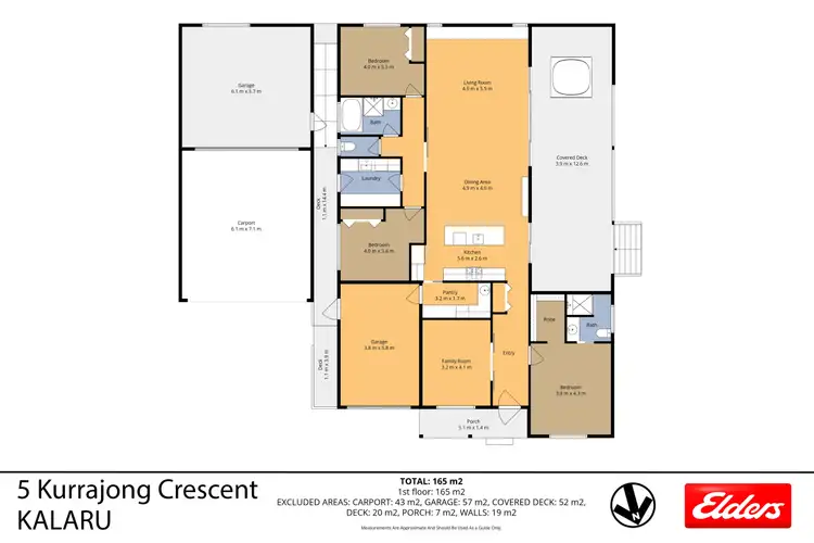 Floorplan of Homely house listing, 5 Kurrajong Crescent, Kalaru NSW 2550