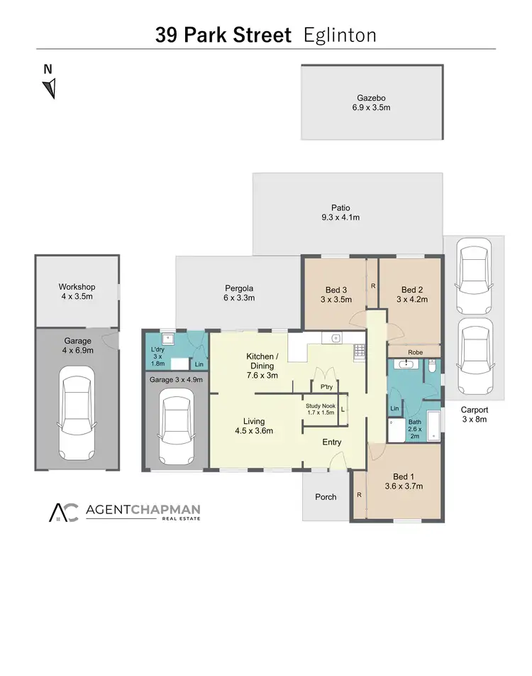 Floorplan of Homely house listing, 39 Park Street, Eglinton NSW 2795