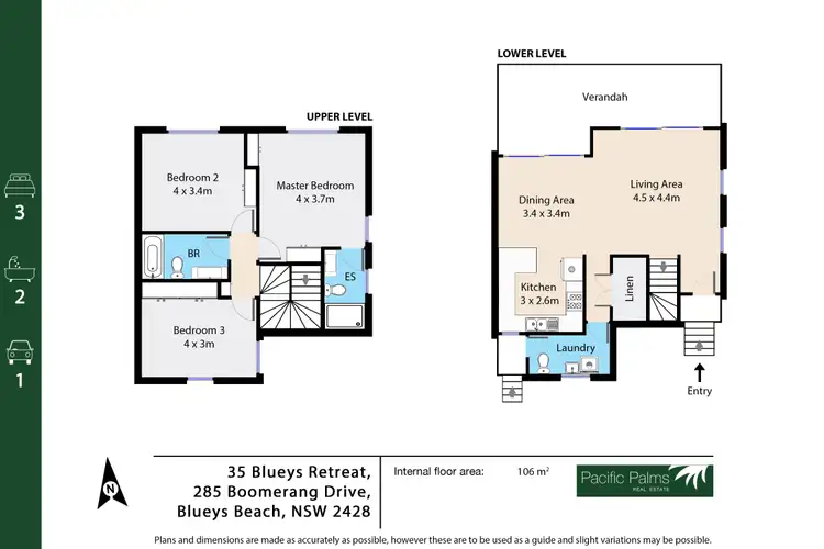 Floorplan of Homely townhouse listing, 35/285 Boomerang Drive, Blueys Beach NSW 2428