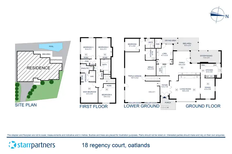 Floorplan of Homely house listing, 18 Regency Court, Oatlands NSW 2117