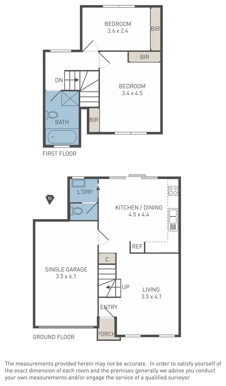 Floorplan of Homely townhouse listing, 1A Larissa Street, Tarneit VIC 3029
