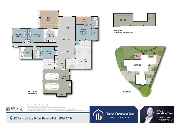 Floorplan of Homely house listing, 22 Banora Hills Drive, Banora Point NSW 2486