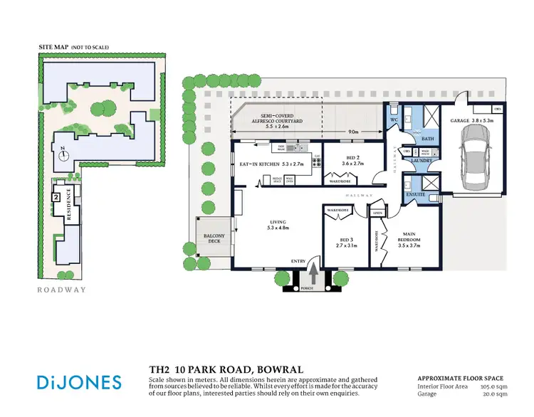 Floorplan of Homely apartment listing, 2/10 Park Road, Bowral NSW 2576