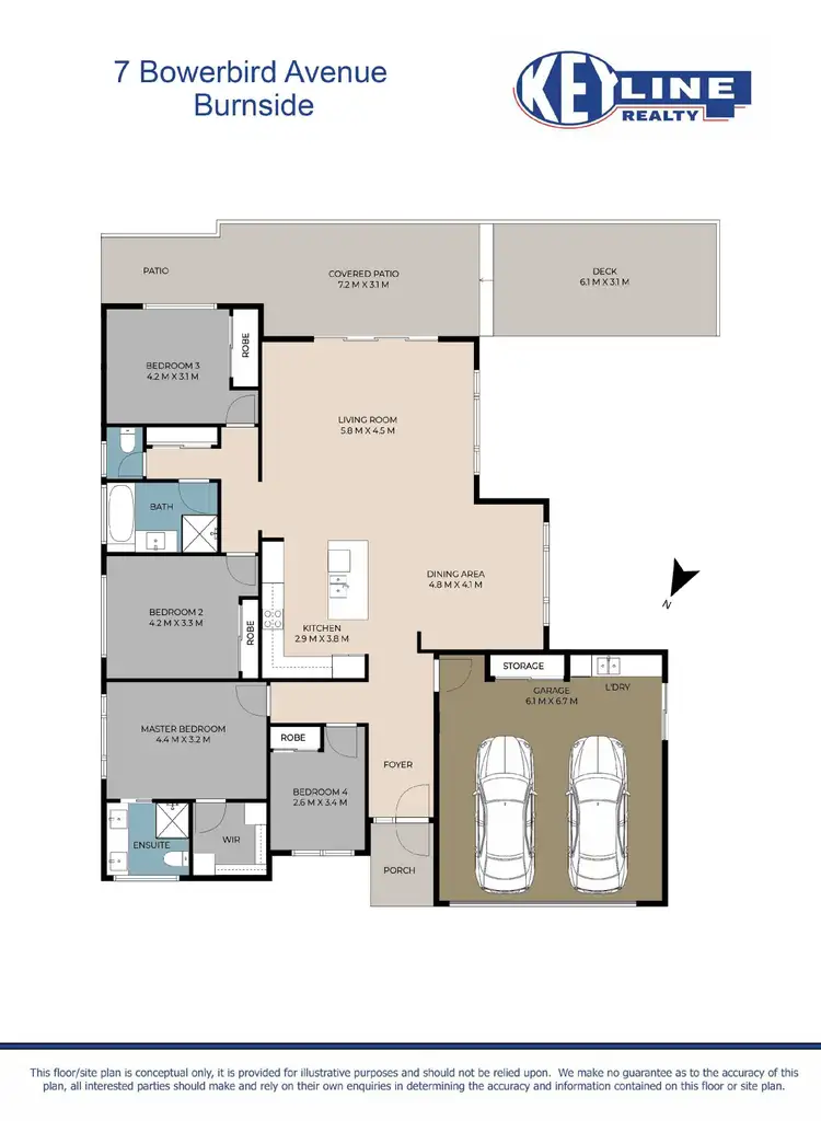 Floorplan of Homely house listing, 7 Bowerbird Avenue, Burnside QLD 4560