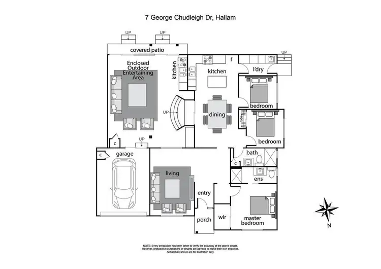 Floorplan of Homely house listing, 7 George Chudleigh Drive, Hallam VIC 3803
