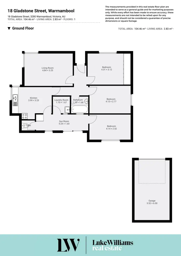 Floorplan of Homely house listing, 18 Gladstone Street, Warrnambool VIC 3280