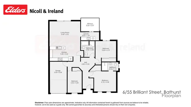 Floorplan of Homely unit listing, 6/55 Brilliant Street, South Bathurst NSW 2795
