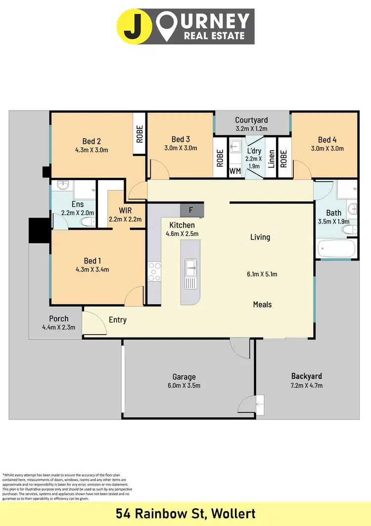 Floorplan of Homely house listing, 54 Rainbow Street, Wollert VIC 3750